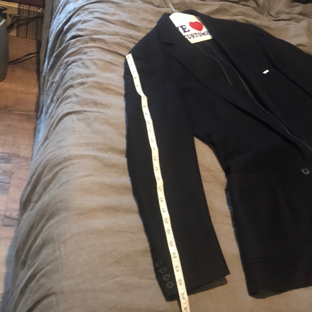 Navy Wool Sports Coat Jacket - Picture 8 of 12